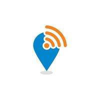 Signal Location Vector , Technology Logo