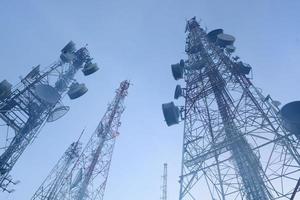 telecommunication mast TV antennas wireless technology photo