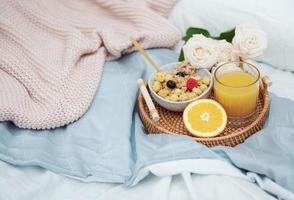 Breakfast in bed photo