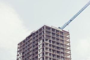 fragment of unfinished building photo