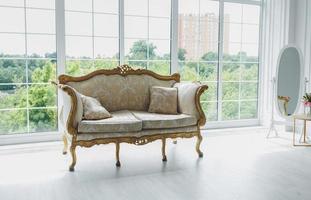 Vintage royal sofa in a room photo