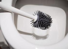 Toilet bowl cleaning photo