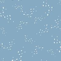 Seamless pattern bubbles on pastel blue background. Light flat texture of soap for any purpose. vector