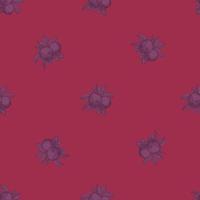 Apples seamless pattern on pink background. Vintage botanical wallpaper. vector