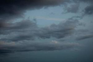 dark clouds before a thunder-storm. photo