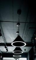 black vintage loft lamps photo