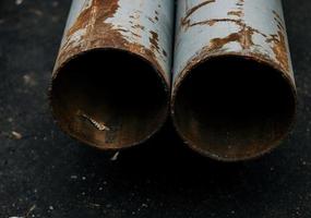 rusty water pipes photo