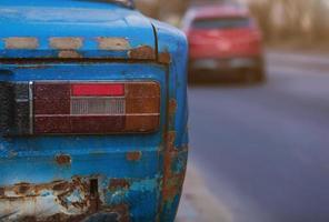 Forgotten rusty car photo