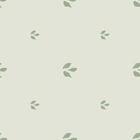 Seamless pattern cardamom on pastel green background. Cute plant sketch ornament. Geometrical texture template for fabric. vector