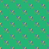 Chameleon seamless pattern. Background of tropical lizard. vector