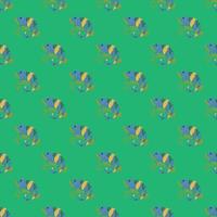 Chameleon seamless pattern. Background of tropical lizard. vector