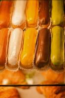 sweet and colorful eclair photo
