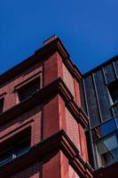 red brick residential apartments photo