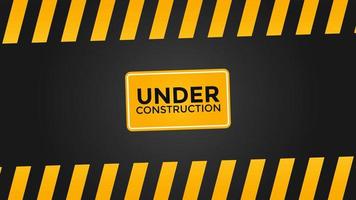 Vector of Under Construction Background. Good for warning content, any background, etc.