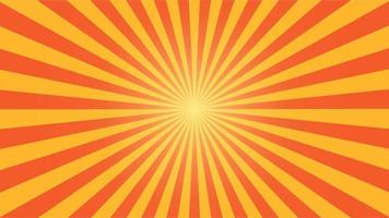 Vector of Sunburst with Orange and Yellow Color. Good for additional background, additional element, etc.