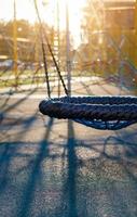 comfort wicker swing photo