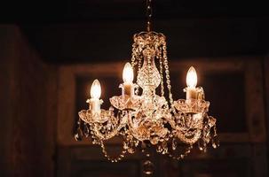 antique vintage chandelier photo