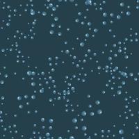 Seamless pattern bubbles on dark teal background. Abstract texture of soap for any purpose. vector