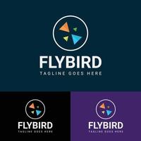 Fly Bird Logo vector