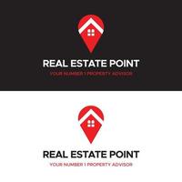 Real Estate Point Logo vector