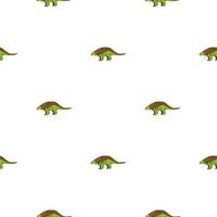 Geometric isolated seamless pattern with jurassic dinosaurs silhouettes. Ankylosaurs backdrop. vector