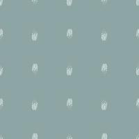 Coral reef seamless pattern with bubbles. Marine plants background. Vector illustration for children funny textile.