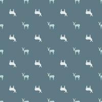 patrón sin costuras de burro. animales domésticos en colores de fondo. ilustración vectorial para textiles. vector