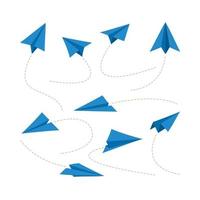 Paper Plane Collection. vector