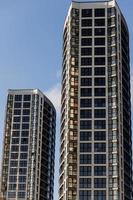 tall modern residential buildings photo