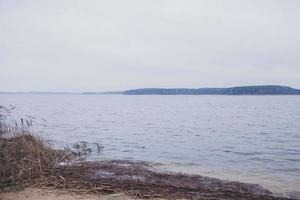 spring landscape of a lake photo