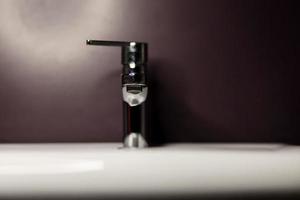 Steel water tap photo