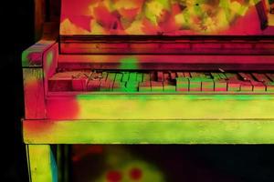 artistic colorful piano photo