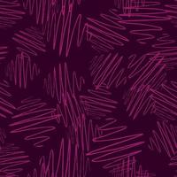 Soundwave seamless pattern. Curve waves background. vector