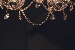 crystal glamorous chandelier photo