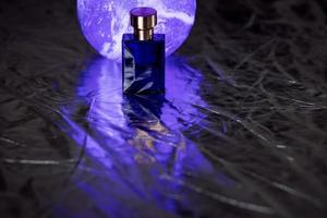 blue cologne. perfume photo