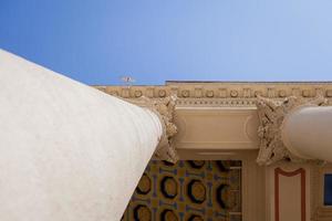 Building column over sky photo