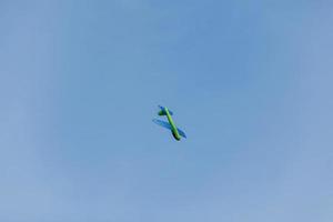 small plane against the sky photo