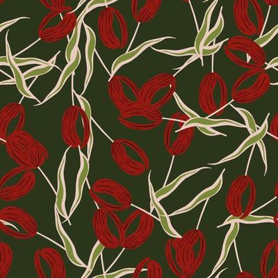 Tulip Pattern Vector Art, Icons, and Graphics for Free Download