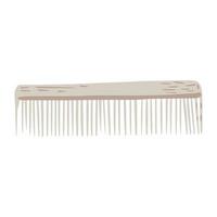 Comb isolated on white background. Abstract equipment for haircut in doodle. vector