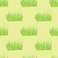 Grass seamless pattern. Background of lawn. vector