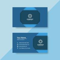 Business Card with Elegant Design Template vector