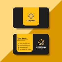 Business Card with Elegan Design Template vector