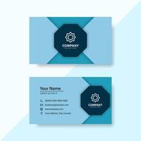 Business Card with Elegan Design Template vector