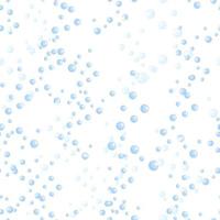 Seamless pattern bubbles isolated on white background. Flat texture of soap for any purpose. vector