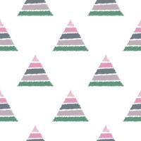 Tribal seamless pattern. Native hand drawn ornament background. vector