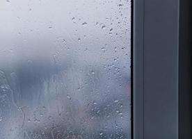 water drops of rain photo