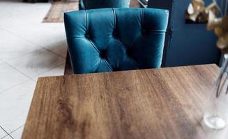 comfortable chair in restaurant photo