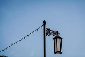 Beautiful vintage streetlight photo