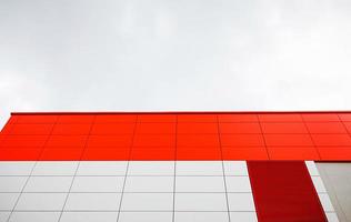 aluminum panels of building photo