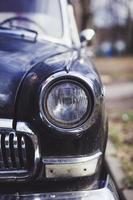 headlights classic car. photo
